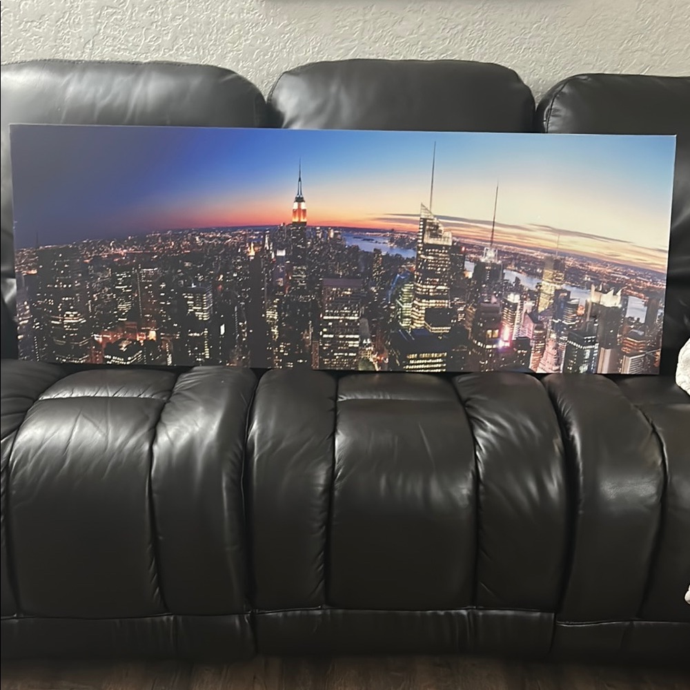 Panoramic Cityscape Canvas Art